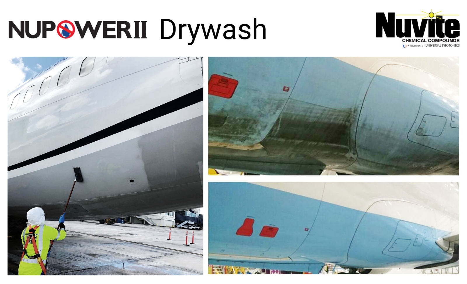 aircraft cleaning with NuPower